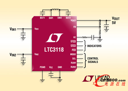 pݔԴͨ·Ƶ 18V2A ͬ- DC/DC D(zhun)Q