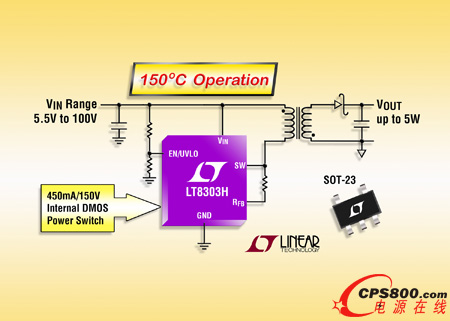 100V o(w)Ϸʽ(wn) SOT-23 bṩ 5W ʲɹ 150ºC